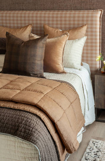 Bianca Lorenne Yosumi Nutmeg Comforter | Luxury Linen Comforter NZ
